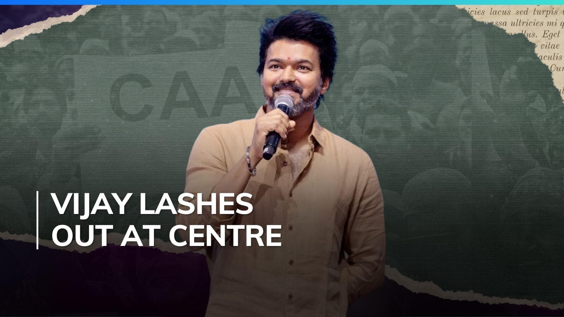 Thalapathy Vijay slams Centre; urges Tamil Nadu to not implement CAA