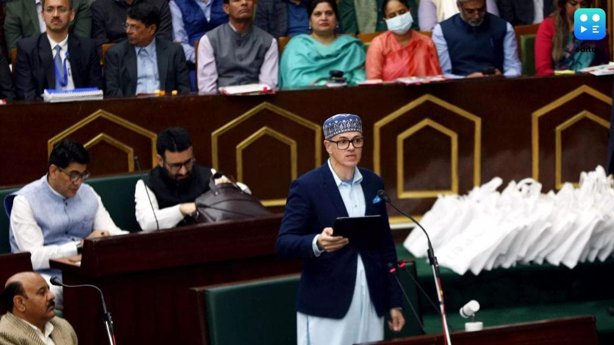 Omar Abdullah unveils Jammu and Kashmir's first budget in Six years