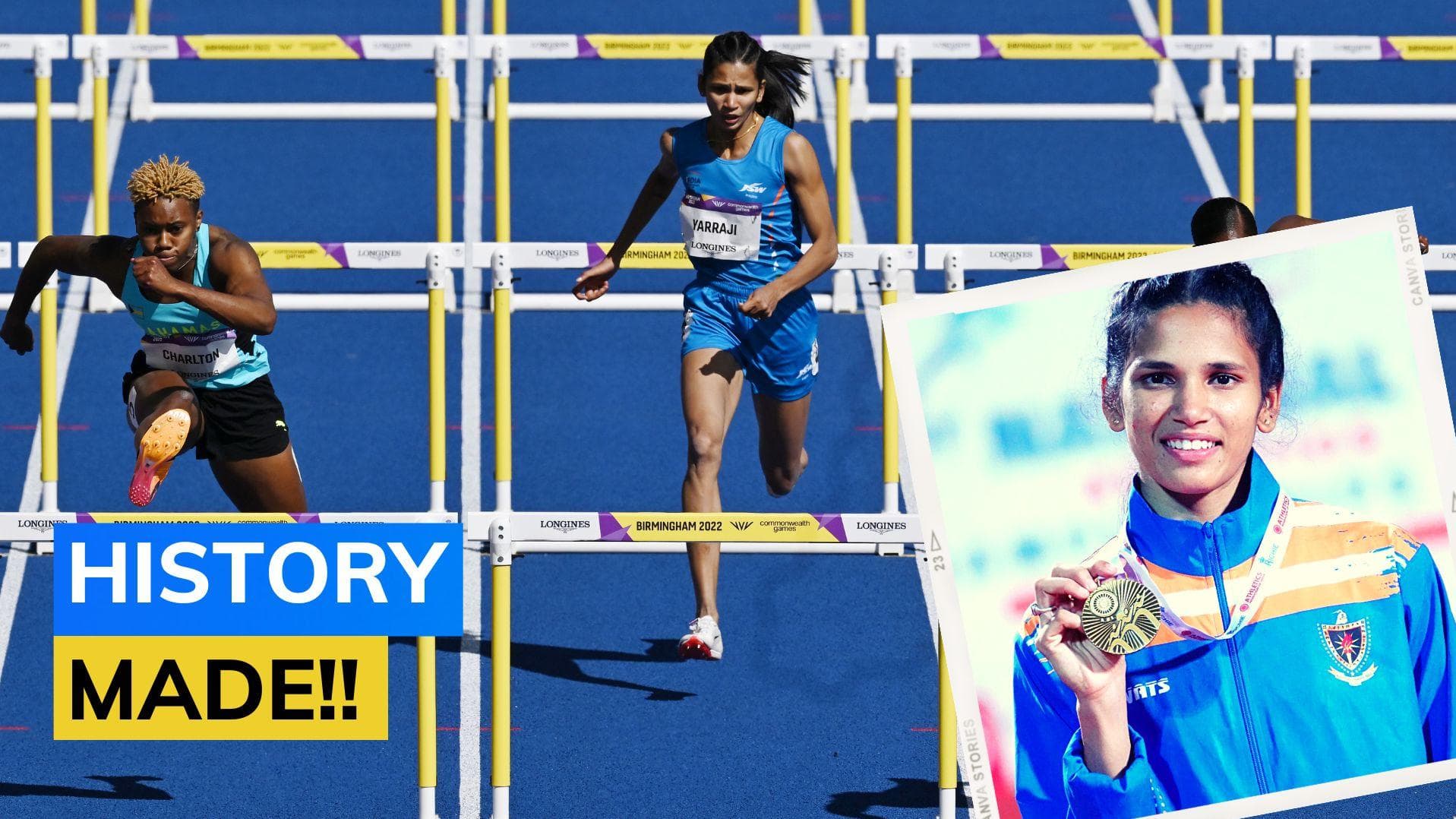 Jyothi Yarraji smashes national record in 100m Hurdles at the National Open Athletics Championship