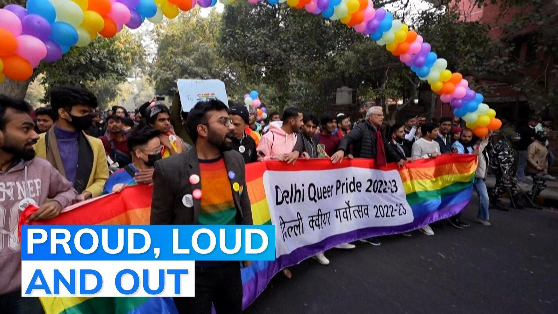 Watch: Delhi's queer pride parade returns after three years