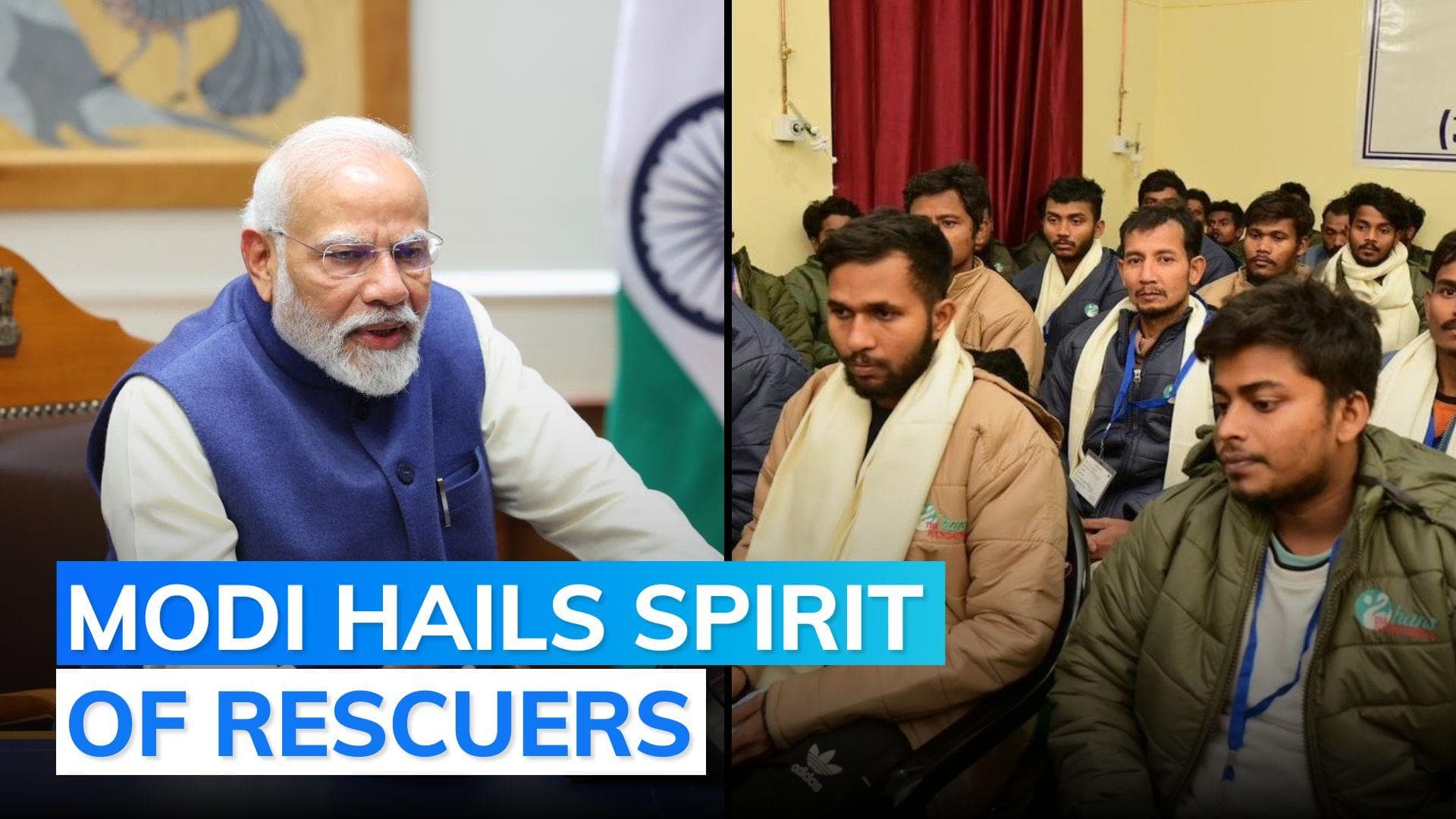 Uttarkashi tunnel success: PM Modi speaks to rescued workers over phone