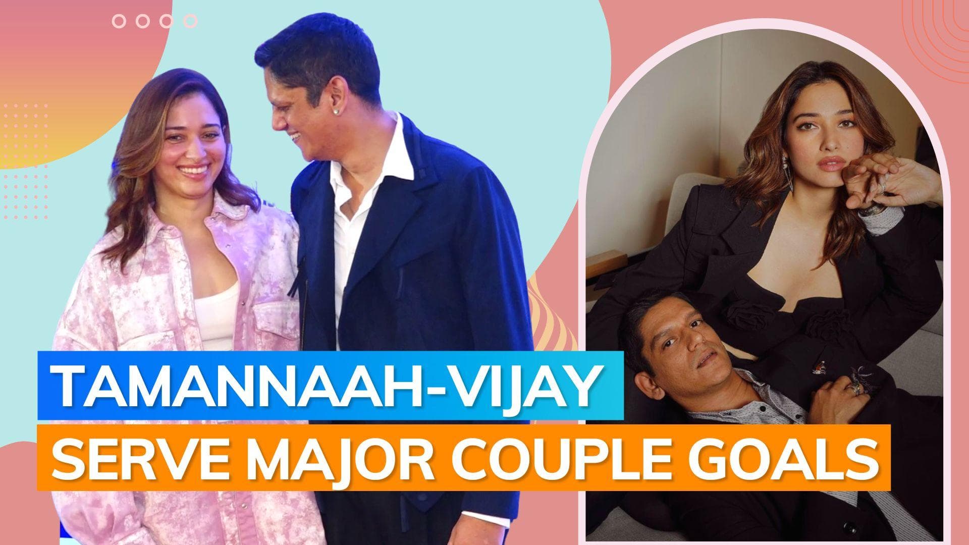 Tamannaah Bhatia-Vijay Varma can’t stop blushing at ‘Kaalakoot’ screening: pap screams 'Kya Jodi Hai'