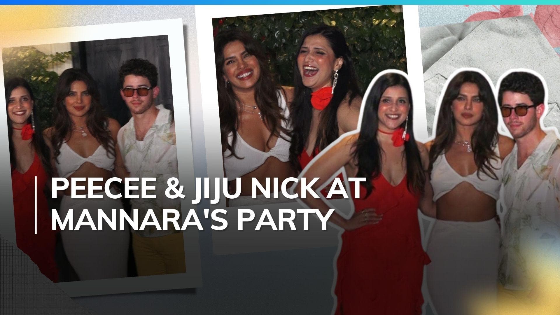 Watch: Priyanka Chopra and Nick Jonas celebrate Mannara Chopra's birthday 
