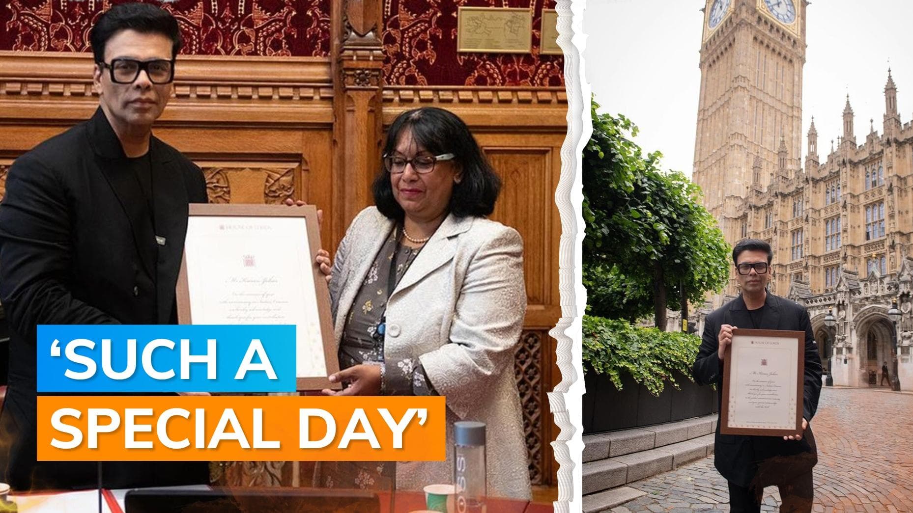 Karan Johar honoured at British parliament for his contribution to cinema: ‘dreams do come true’