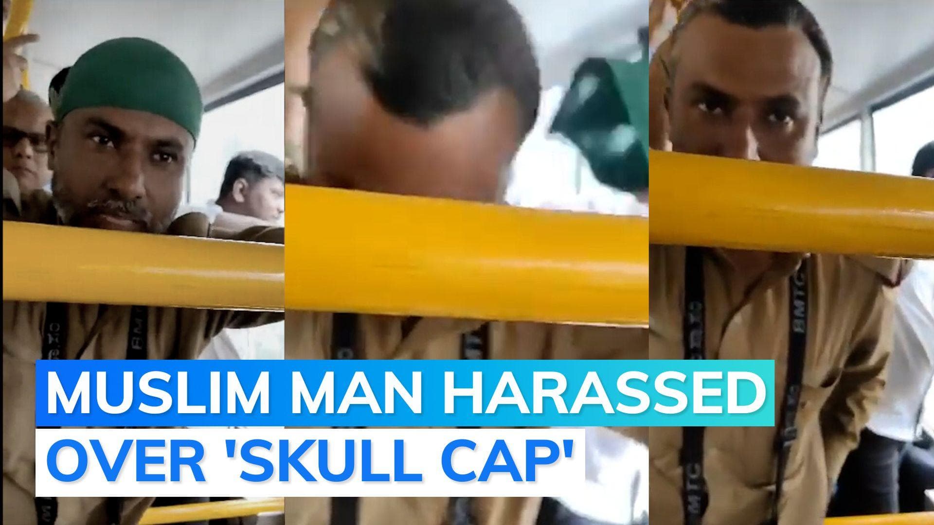 'Practice your religion at home': bus conductor forced to remove skull cap in viral video