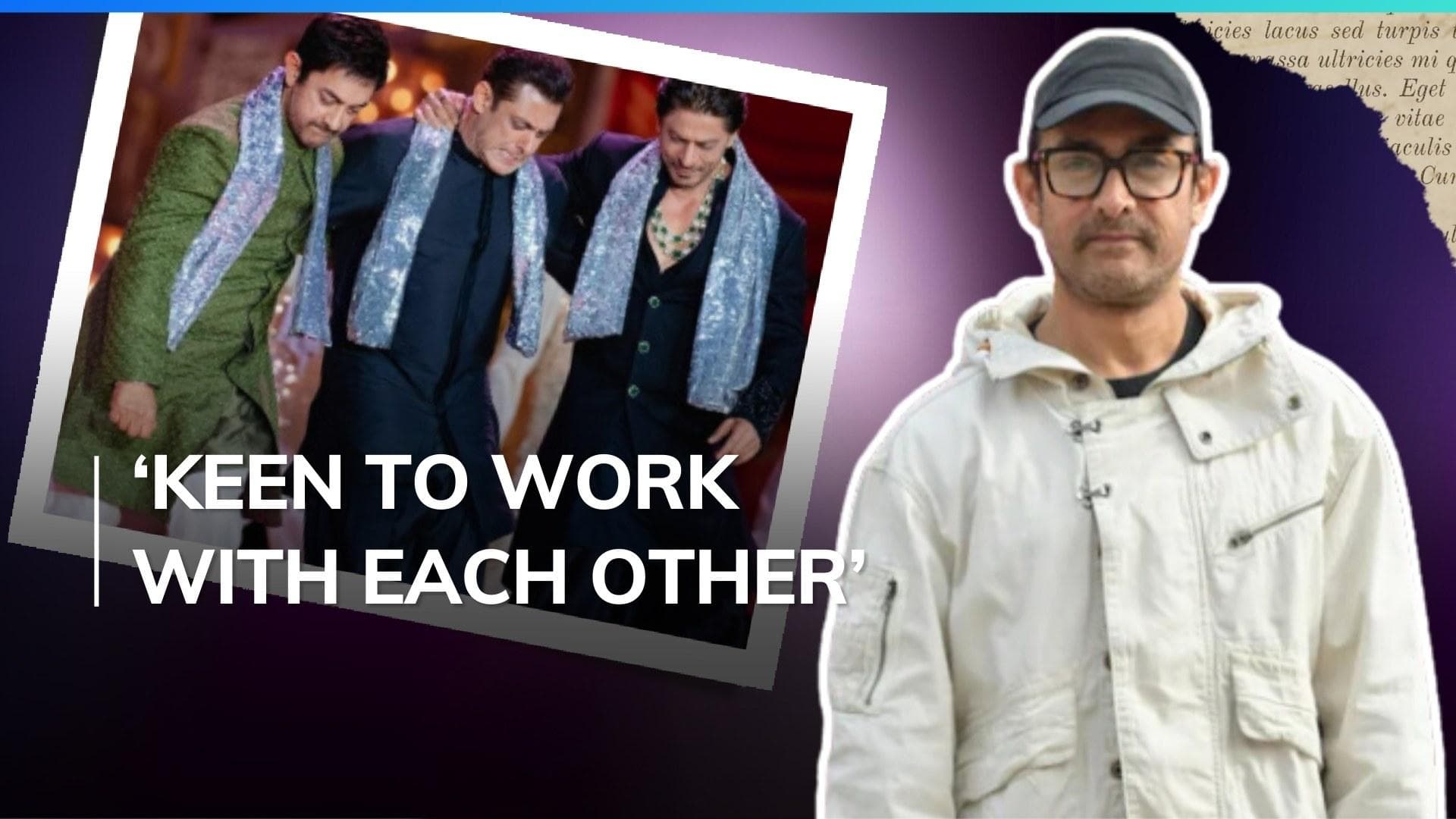 Aamir Khan shares major update on 'Andaz Apna Apna 2', hints on film with Shah Rukh Khan and Salman Khan