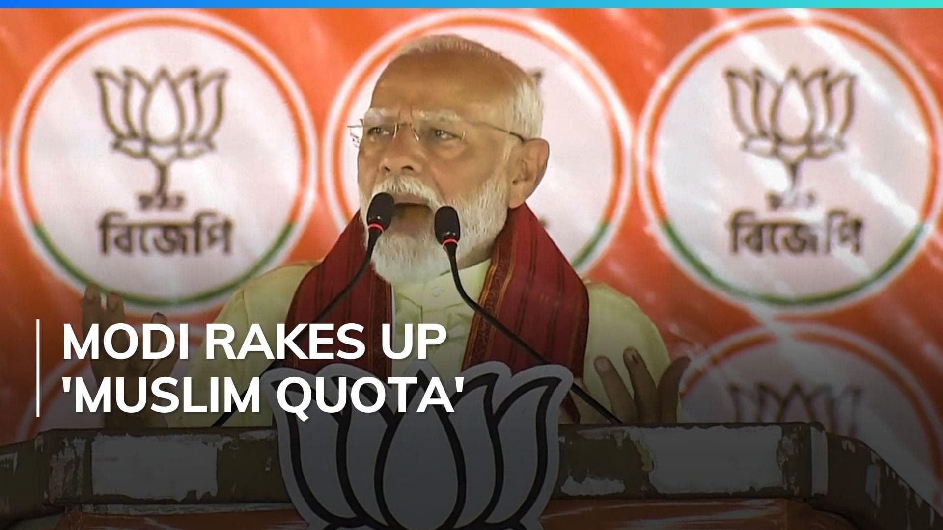 INDI bloc wants to end SC, ST, OBC quota, give it to Muslims: Modi in Bengal