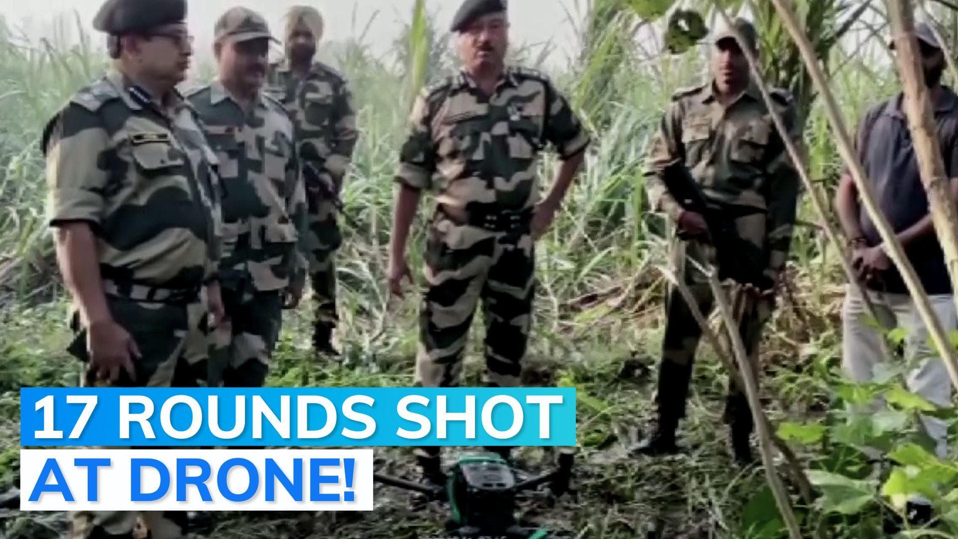 Pakistani drone shot down by BSF in Punjab's Gurdaspur