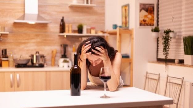 Ladies take note! Stress might be the reason behind that extra glass of wine