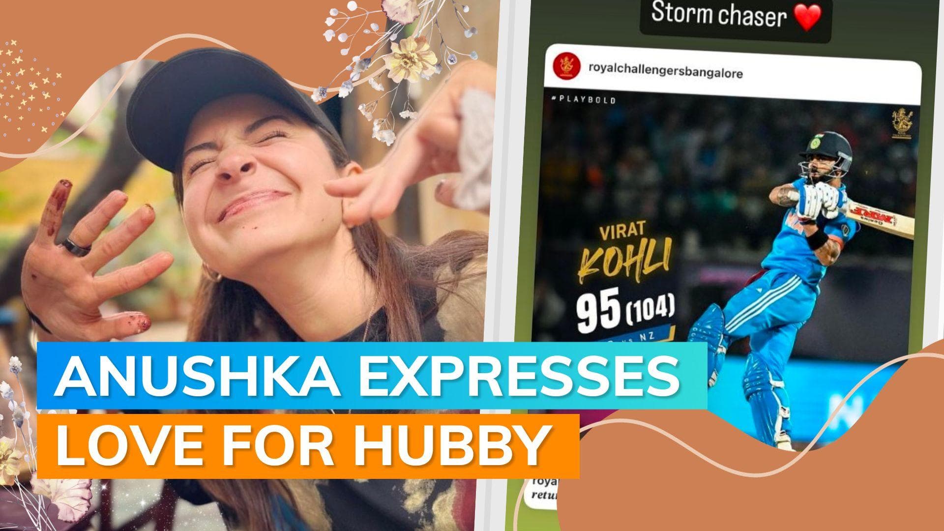 World Cup 2023: Anushka Sharma lauds Virat Kohli as he hits 95 against NZ; calls him ‘storm chaser'