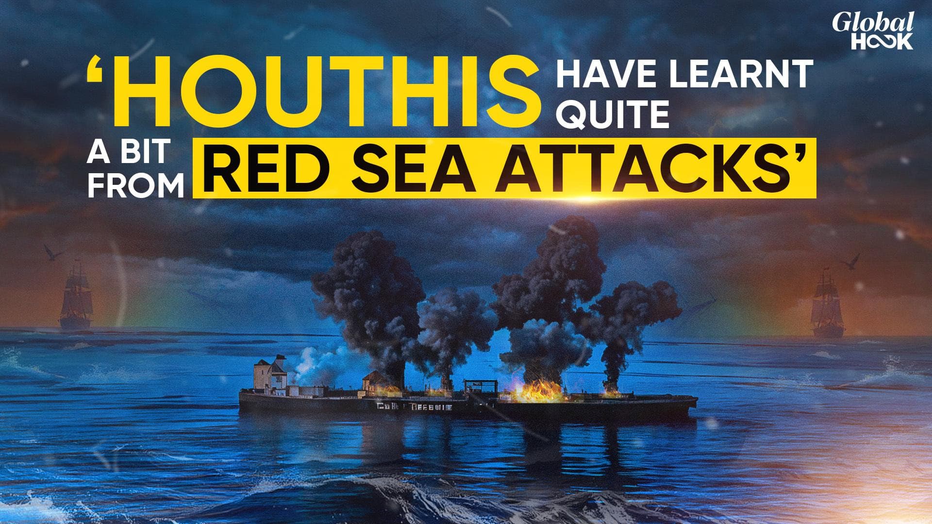 Set Ablaze By Yemen’s Houthis, Greek-Flagged Ship Abandoned In Red Sea As ‘Salvaging Not Safe’ 