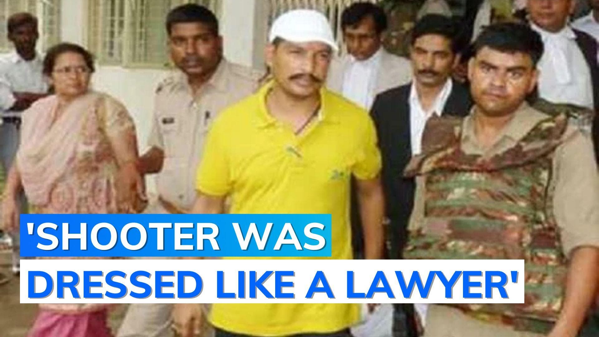 On camera: Mukhtar Ansari's alleged aide shot dead outside Lucknow's civil court