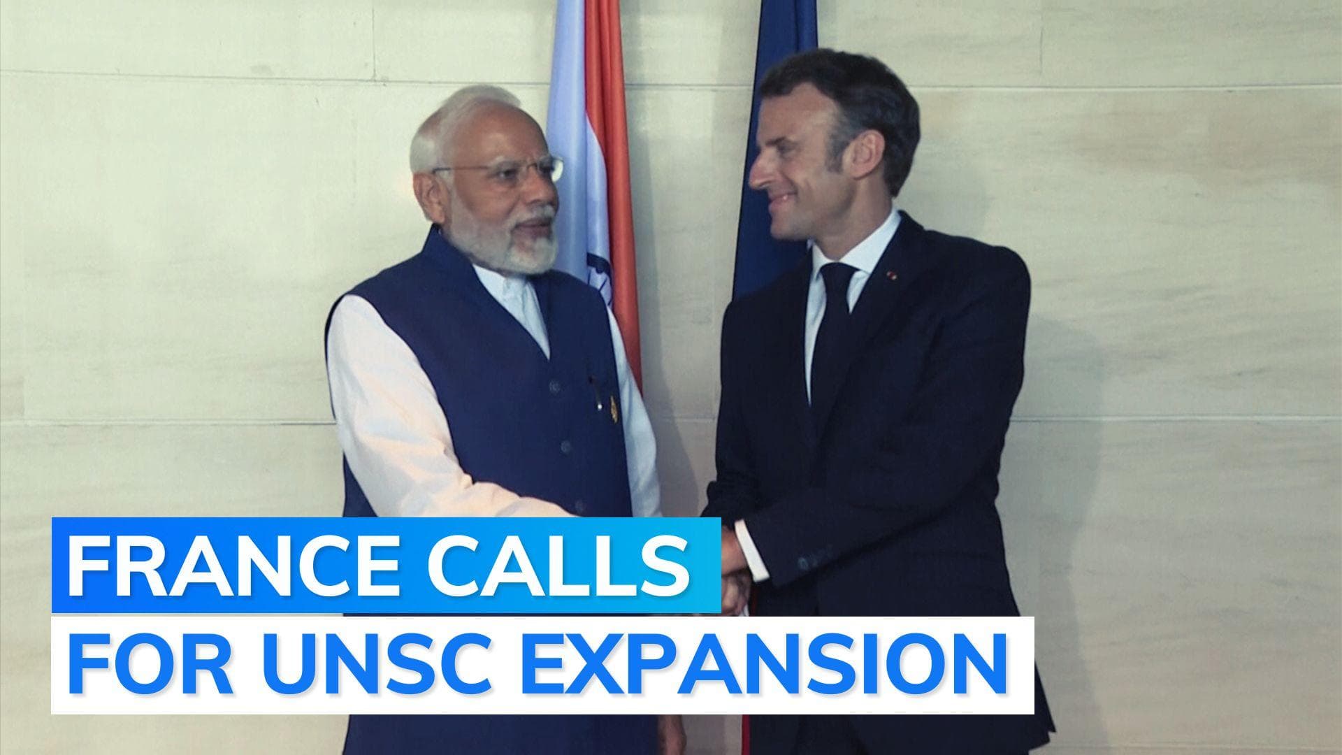 France bats for India, Germany, Brazil, Japan as permanent UNSC members