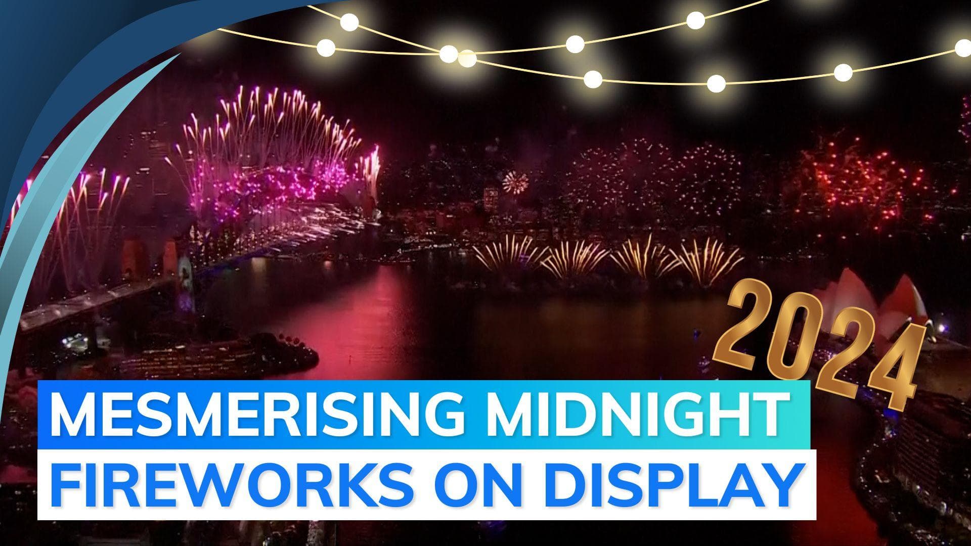 Australia welcomes New Year with fireworks over Sydney Harbour Bridge