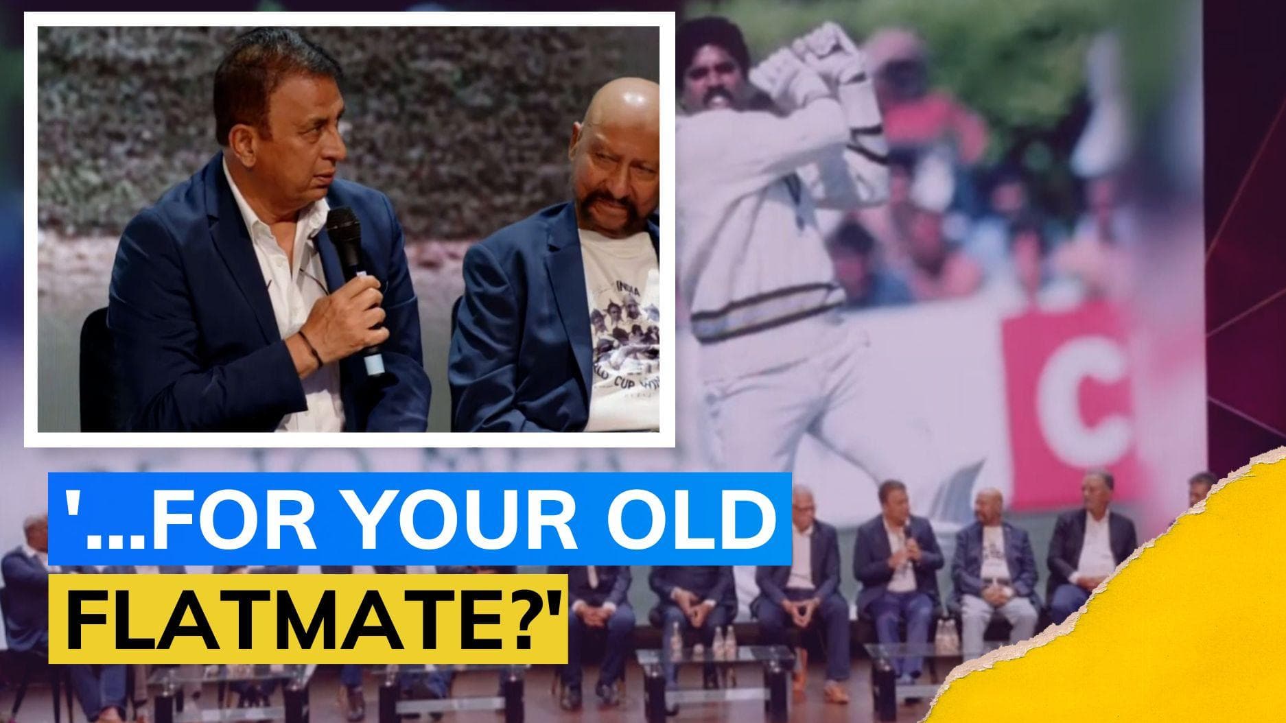 1983 World Cup: 'No freebies for you', Sunil Gavaskar recalls chat with flatmate Joel Garner during final