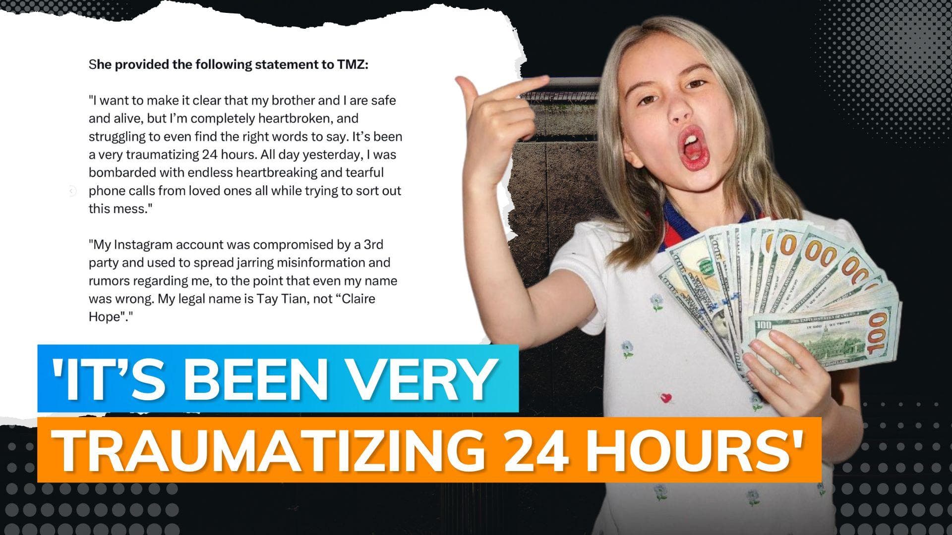 ‘I’m not dead’: Teen rapper Lil Tay issues statement after mysterious death report