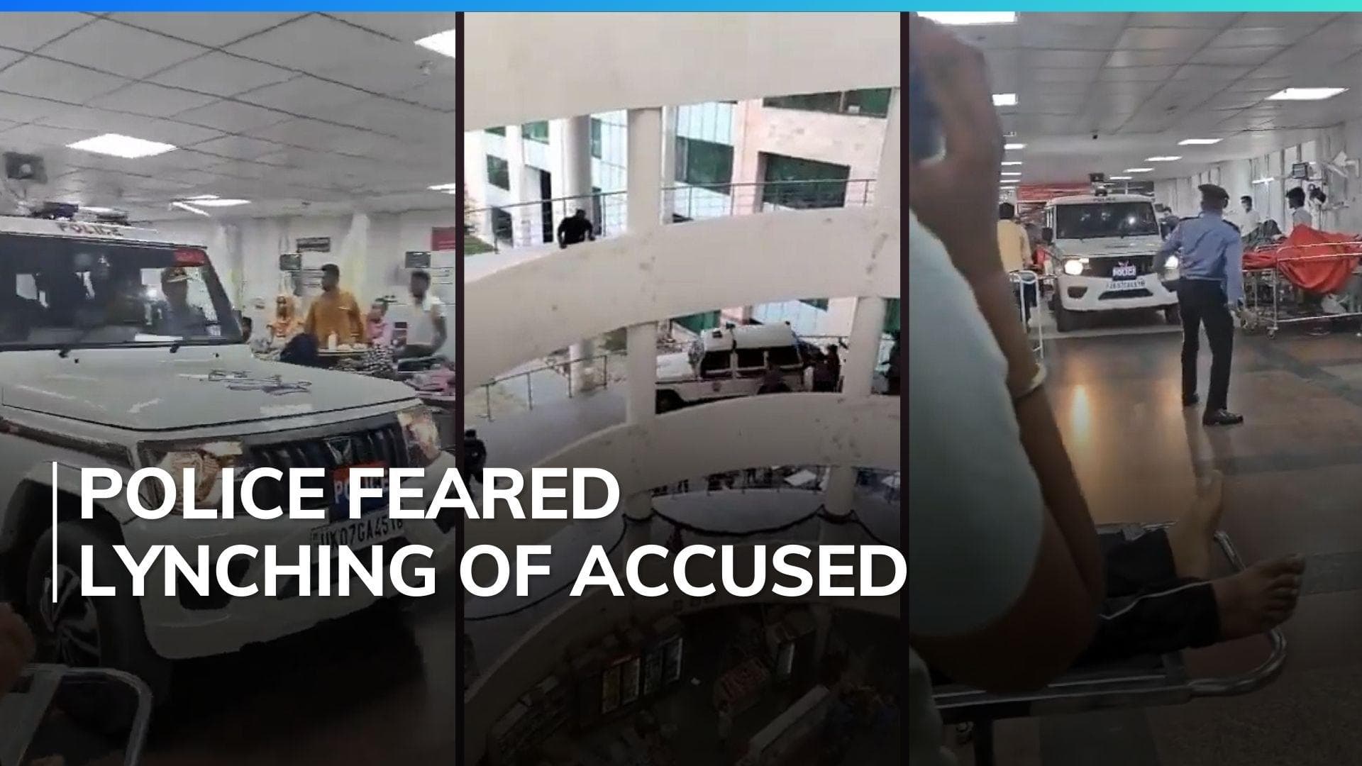 Police jeep enters AIIMS Rishikesh ward to arrest molestation accused | Watch