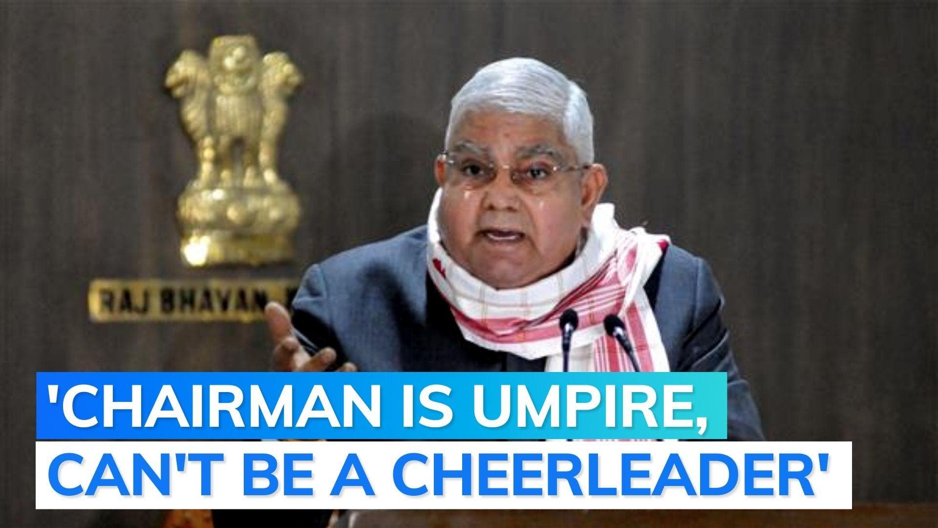 VP Dhankhar criticises Rahul Gandhi's UK speech; Congress hits back with 'cheerleader' jibe