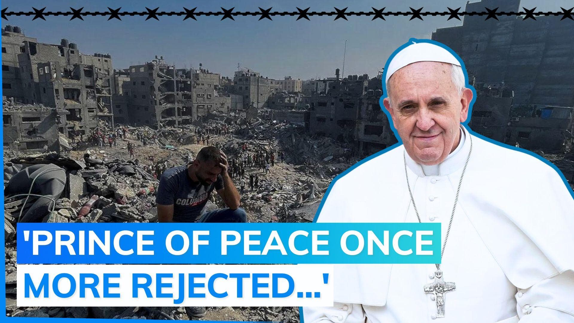 Our hearts are in Bethlehem: Pope on Christmas Eve amid war on Gaza