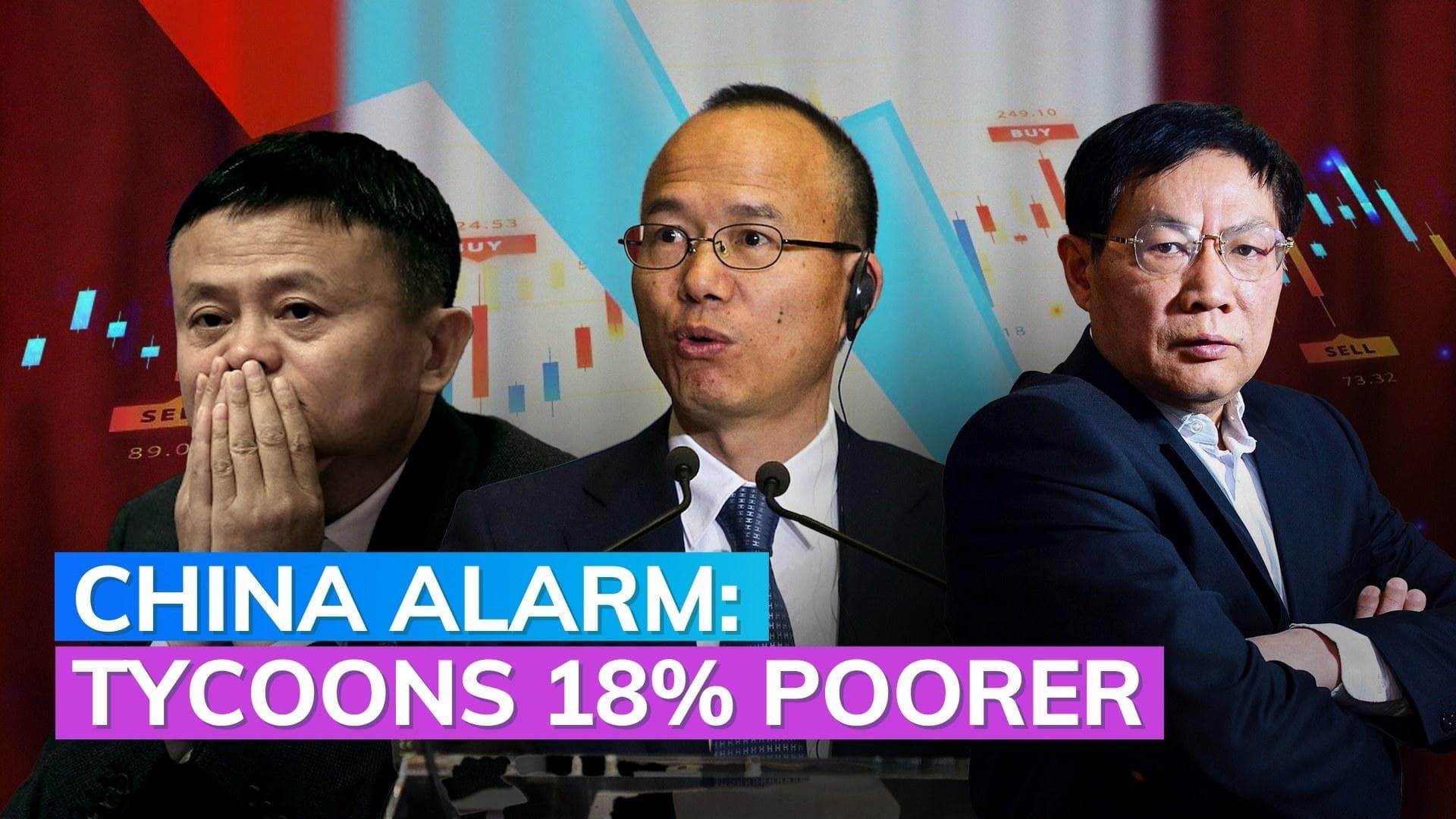 From Jack Ma to Zhang Yiming; wealth of rich Chinese drops  