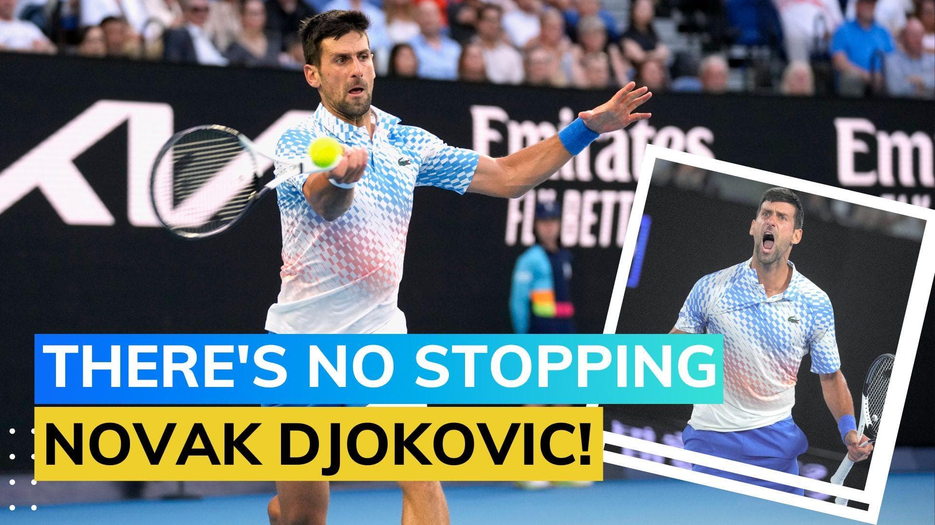 Watch Australian Open 2023 highlights: Fired-up Djokovic in semis after beating Rublev 6-1, 6-2, 6-4