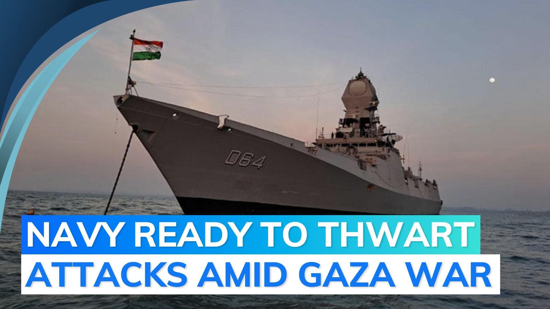 Indian Navy deployed 5 warships to secure Arabian Sea after drone attack: report