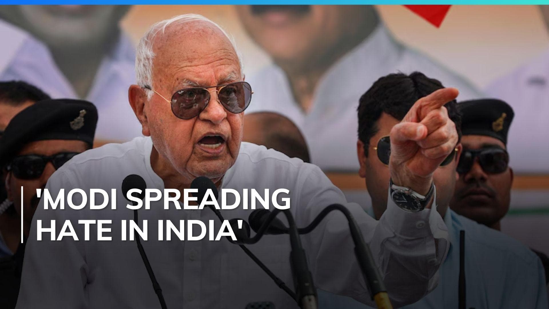 Muslims not safe under Narendra Modi: Farooq Abdullah 
