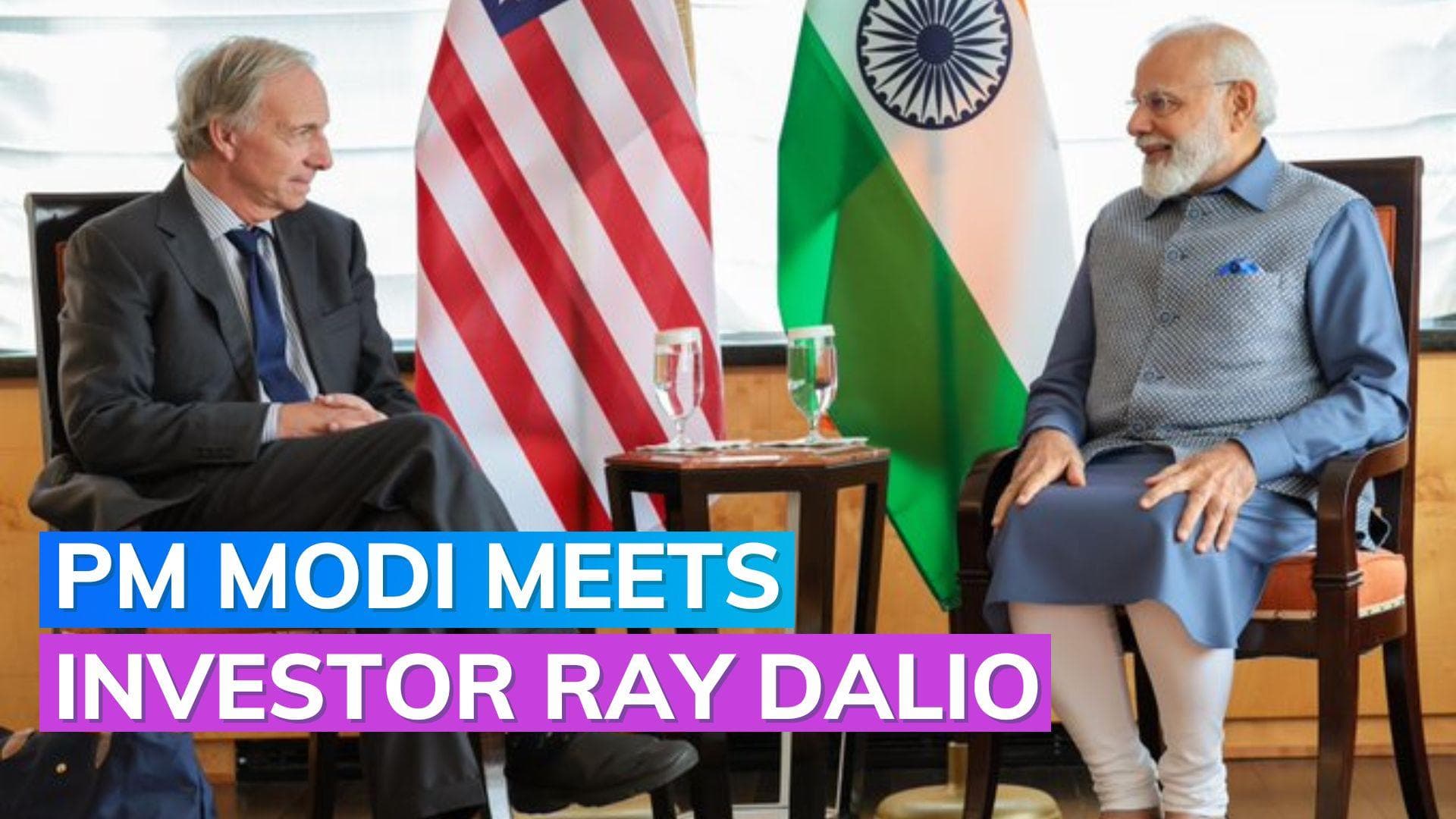 'The potential of India is enormous', says billionaire investor Ray Dalio after meeting PM Modi in U.S
