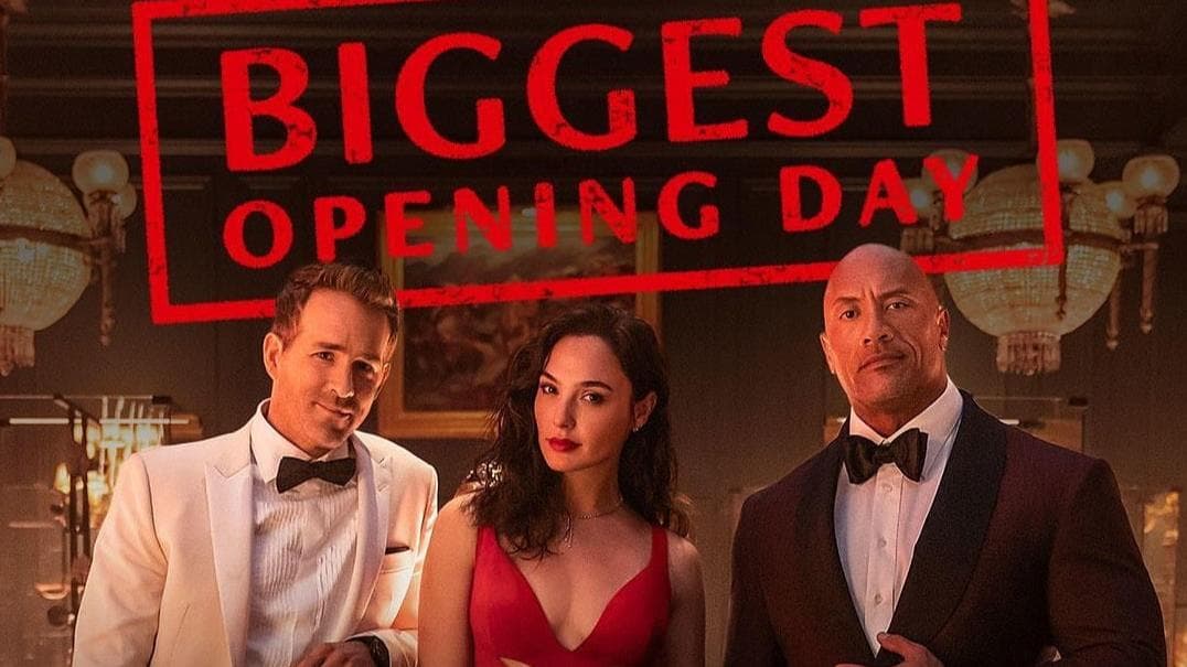 'Red Notice' gets ‘biggest opening day' for a film in Netflix history, cast celebrates 