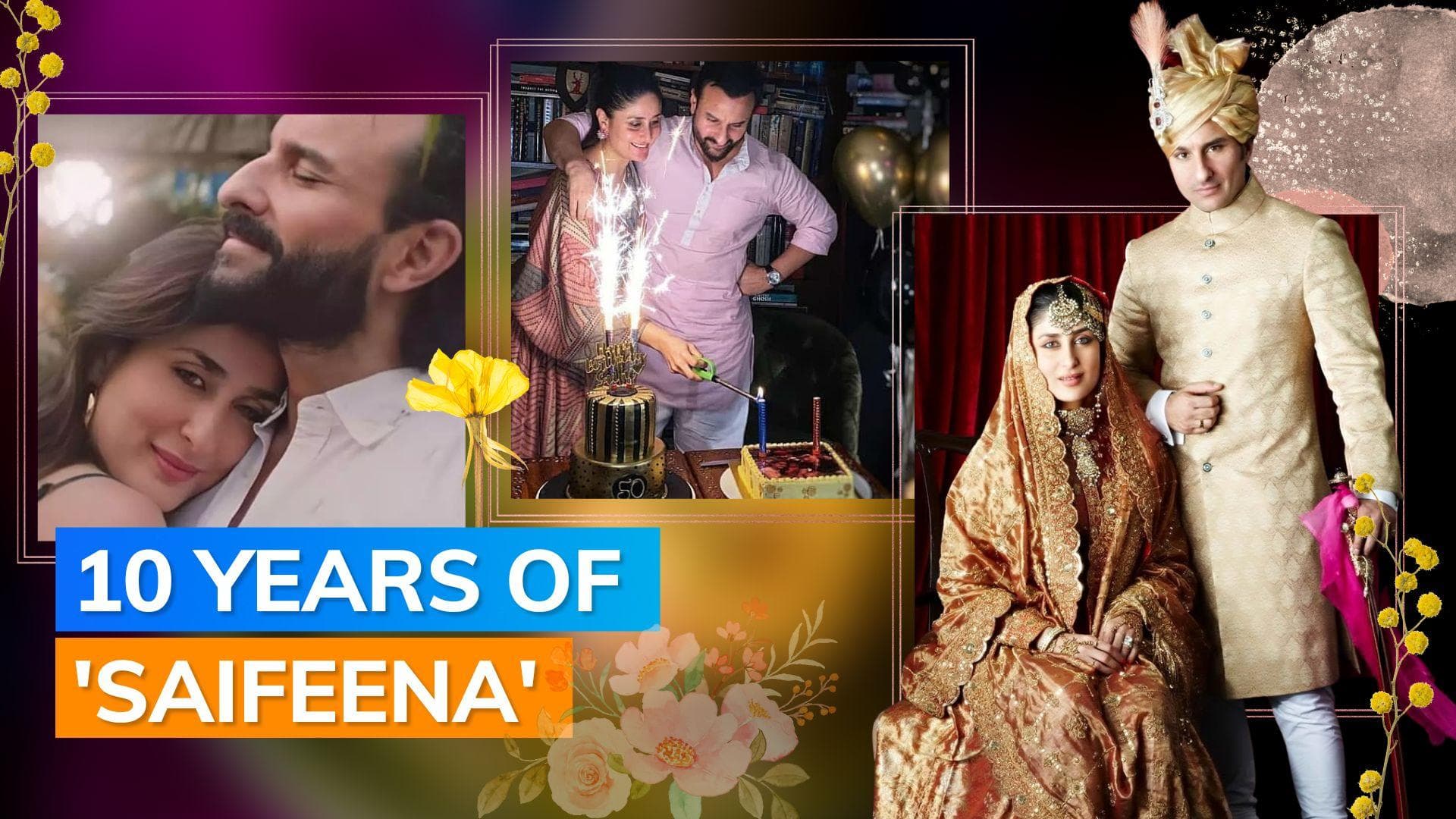Kareena shares some throwback photos with husband Saif Ali Khan on their 10th anniversary