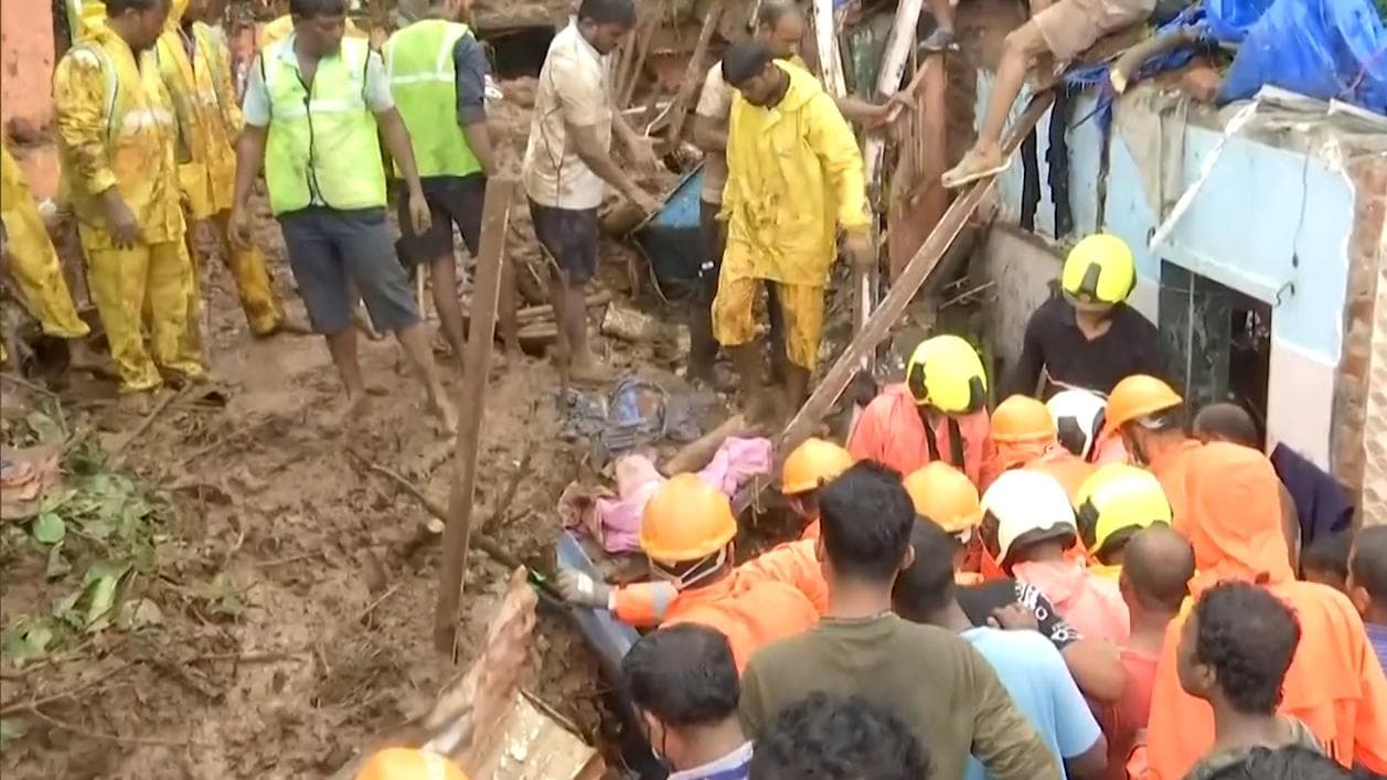 25 dead, several injured in Mumbai after houses collapse due to heavy rain
