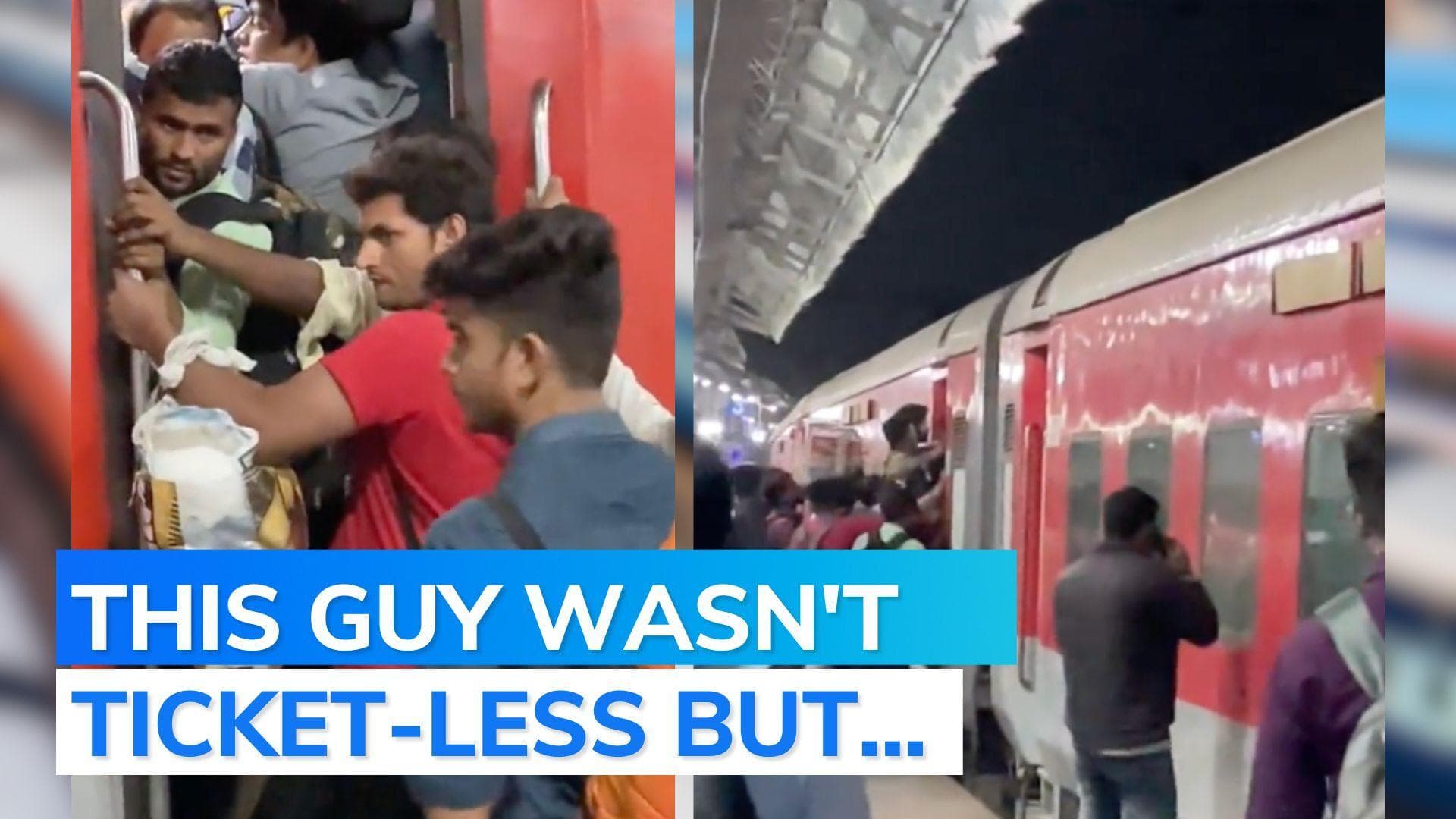 ‘Thanks for ruining my Diwali…’: man with AC ticket misses train due to overcrowding