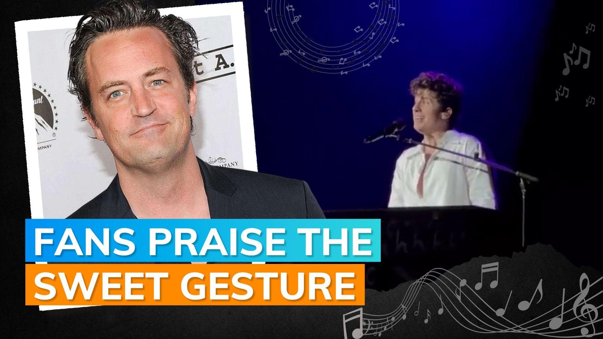 Charlie Puth gives a musical tribute to Matthew Perry with ‘Friends’ theme song | Watch 