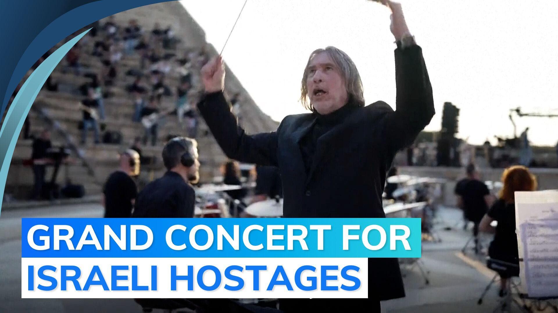 Watch: 1000 musicians & singers perform together in solidarity with Israeli hostages
