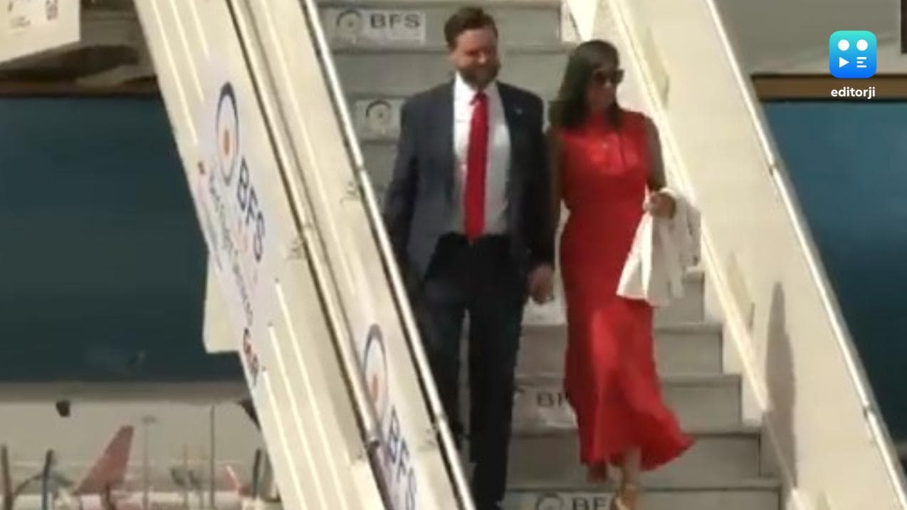 US Vice President JD Vance arrives in India for first official visit