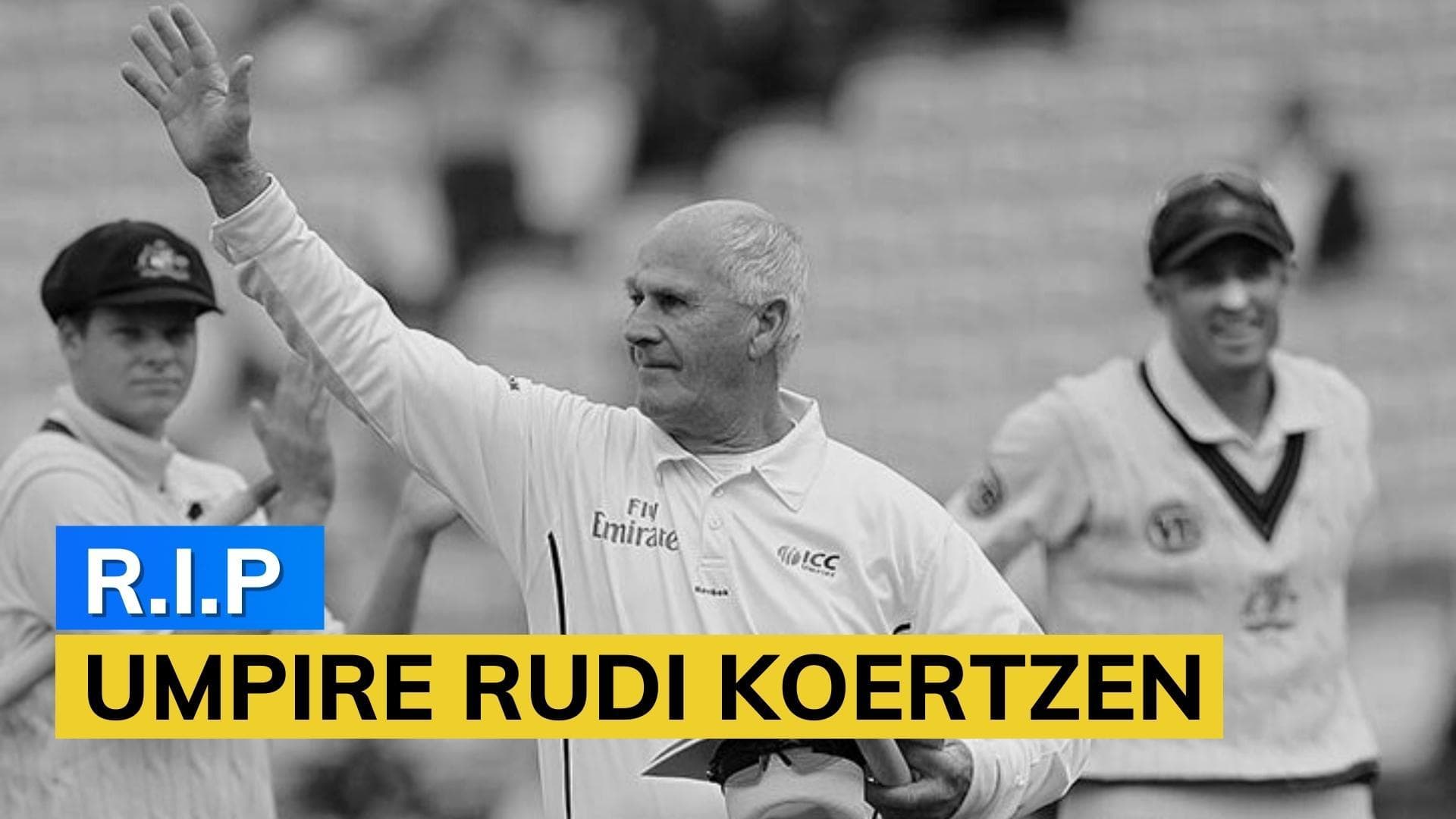 Cricket Umpire Rudi Koertzen tragically dies in car crash