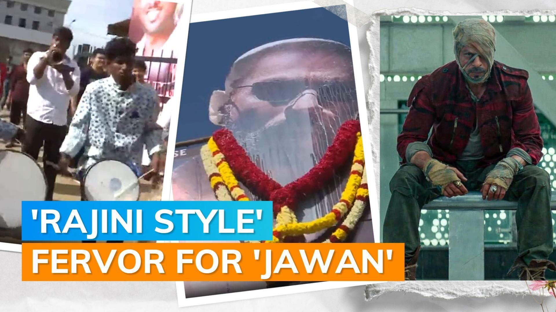 ‘Jawan’ mania: Fans pour milk on Shah Rukh Khan’s poster; dance outside theatres in Chennai | Watch 