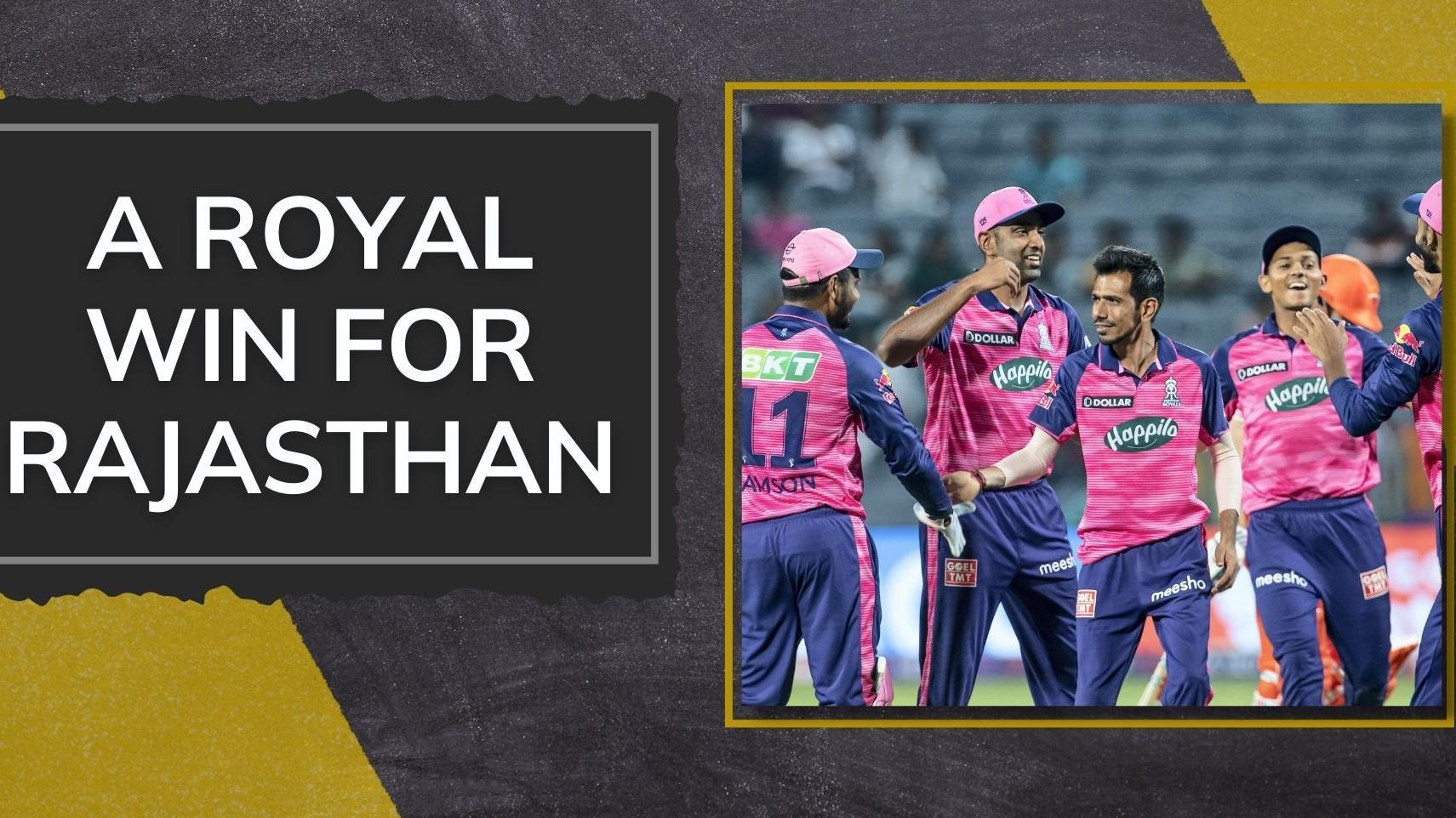 IPL 2022, RR vs SRH: Rajasthan's star-studded team register a thumping 61-run win vs Hyderabad