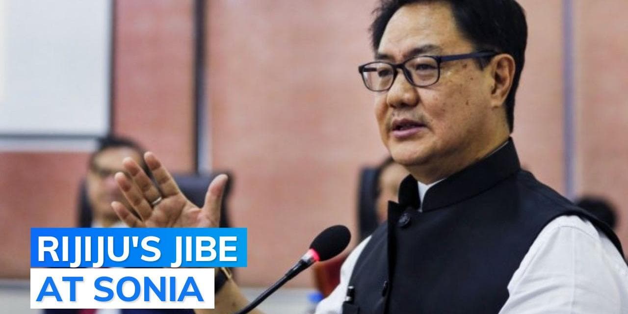'Illusory statement of highest improbity', Kiren Rijiju slams Sonia Gandhi's remarks in Op-Ed