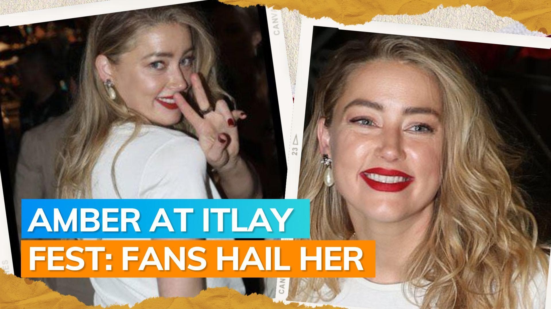 Amber Heard makes her first public appearance after she lost defamation case against Johnny Depp