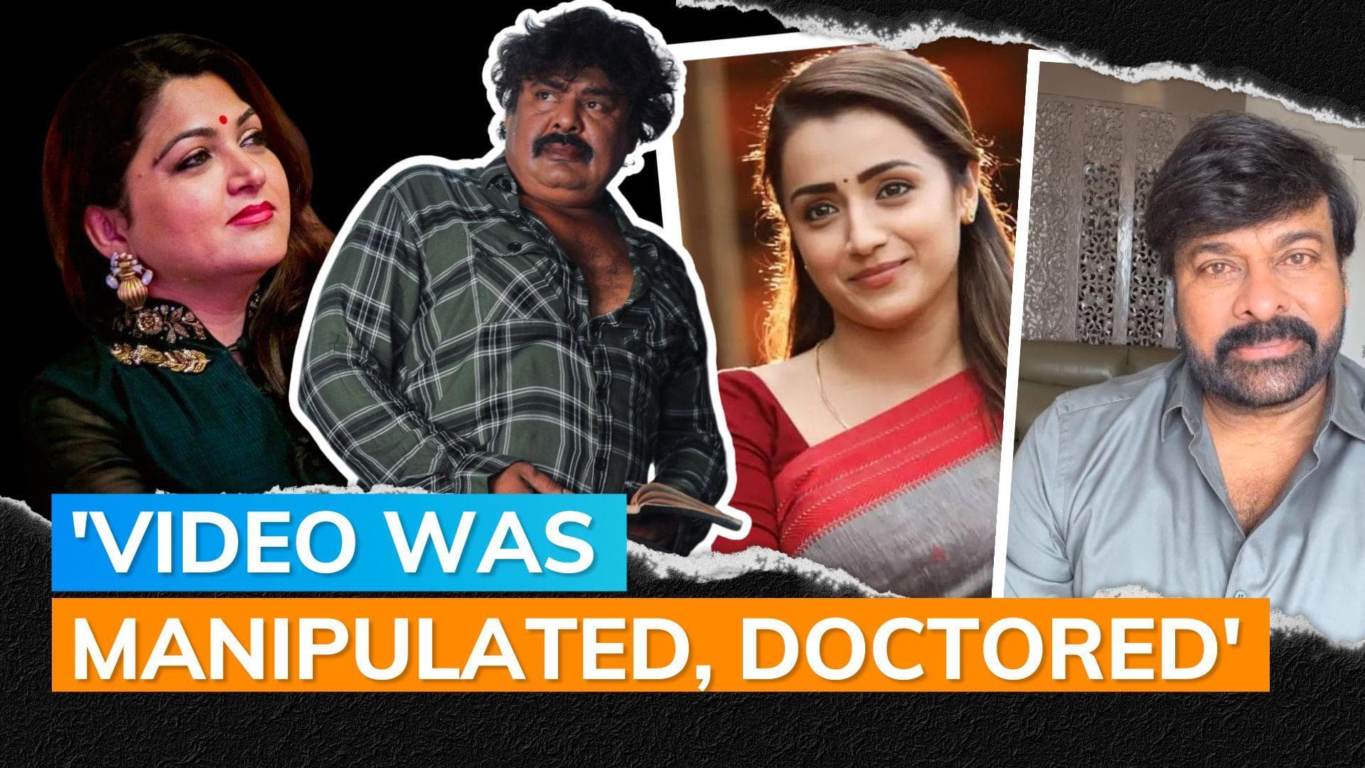 Mansoor Ali Khan to file defamation case against Trisha and Chiranjeevi after apology