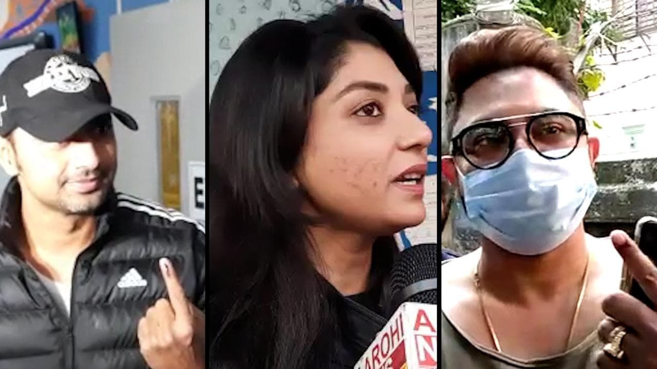 Star voters of Kolkata: পুরভোটে এক ঝাঁক তারকা ভোটার, লাইনে দাঁড়িয়ে ভোট দিলেন টলিপাড়ার চেনা মুখেরা