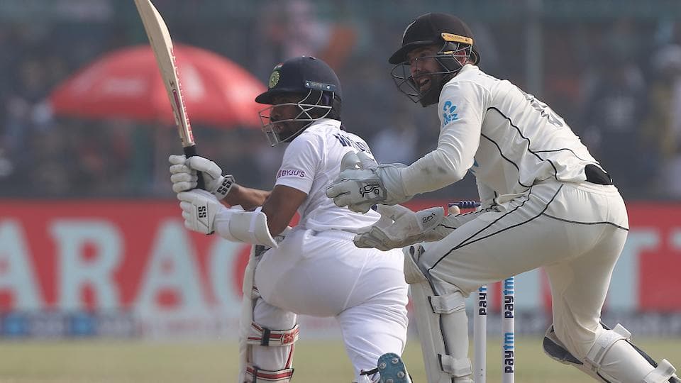 Kanpur Test:  শ্রেয়স ও ঋদ্ধিমানের হাফসেঞ্চুরি, নিউজিল্যান্ডকে ২৮৪ রানের টার্গেট টিম ইন্ডিয়ার