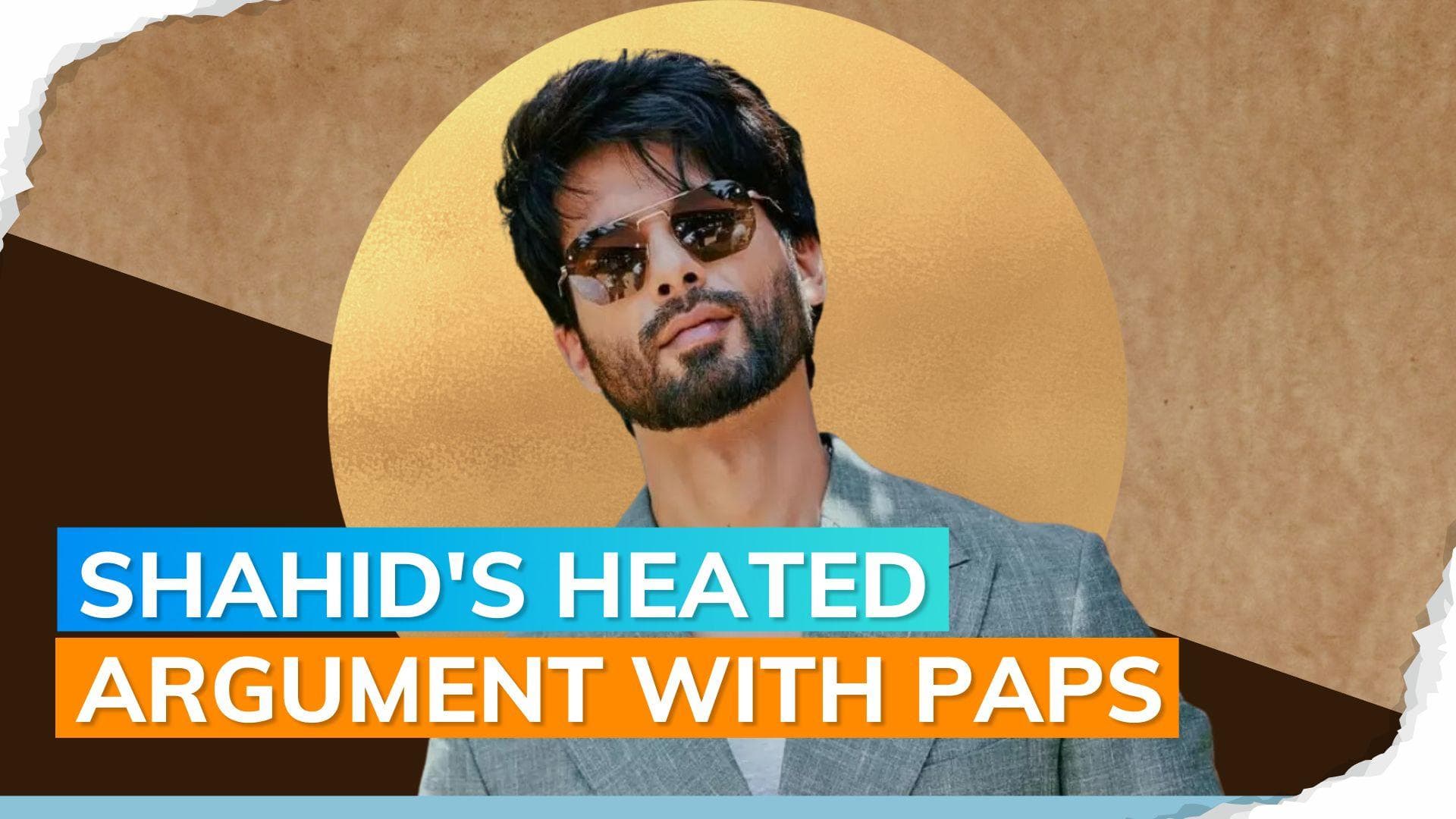 Here's how Shahid Kapoor schooled shutterbugs for screaming his name | watch