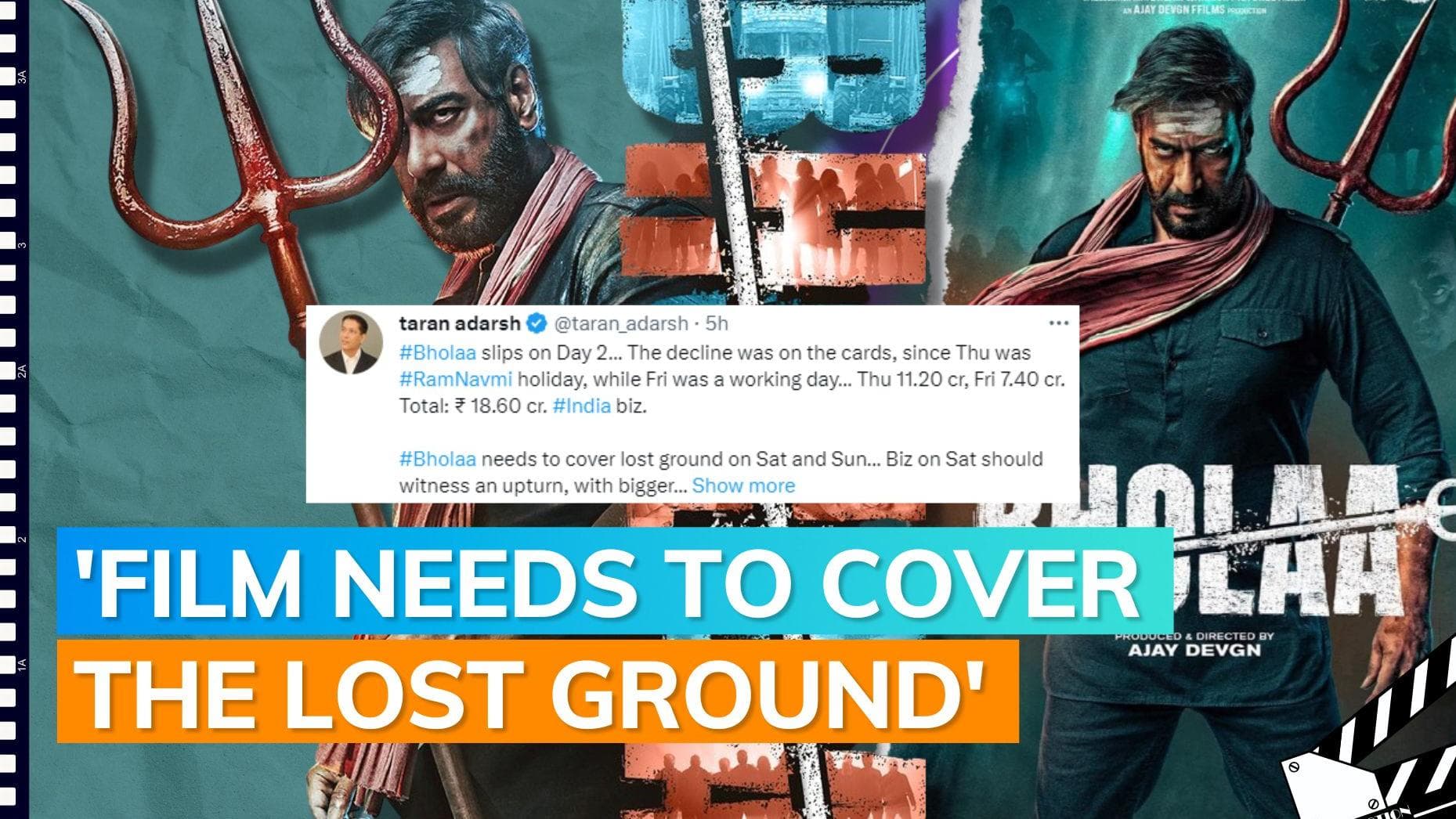 'Bholaa' day 2 BO collection: Ajay Devgn starrer registers significant fall