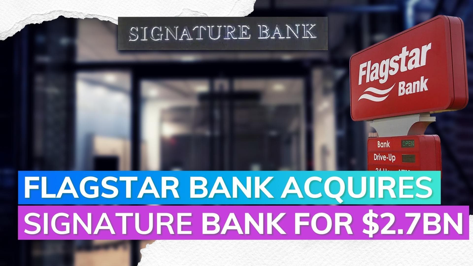  New York Community Bank to buy failed Signature Bank in $2.7 bn deal 