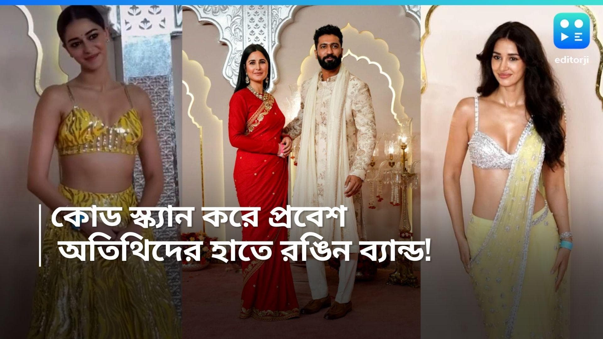 Ambani Wedding: হাতে রঙিন ব্যান্ড না পরলে নো এন্ট্রি! আম্বানিদের বিয়েতে QR স্ক্যান করাও ছিল বাধ্যতামূলক