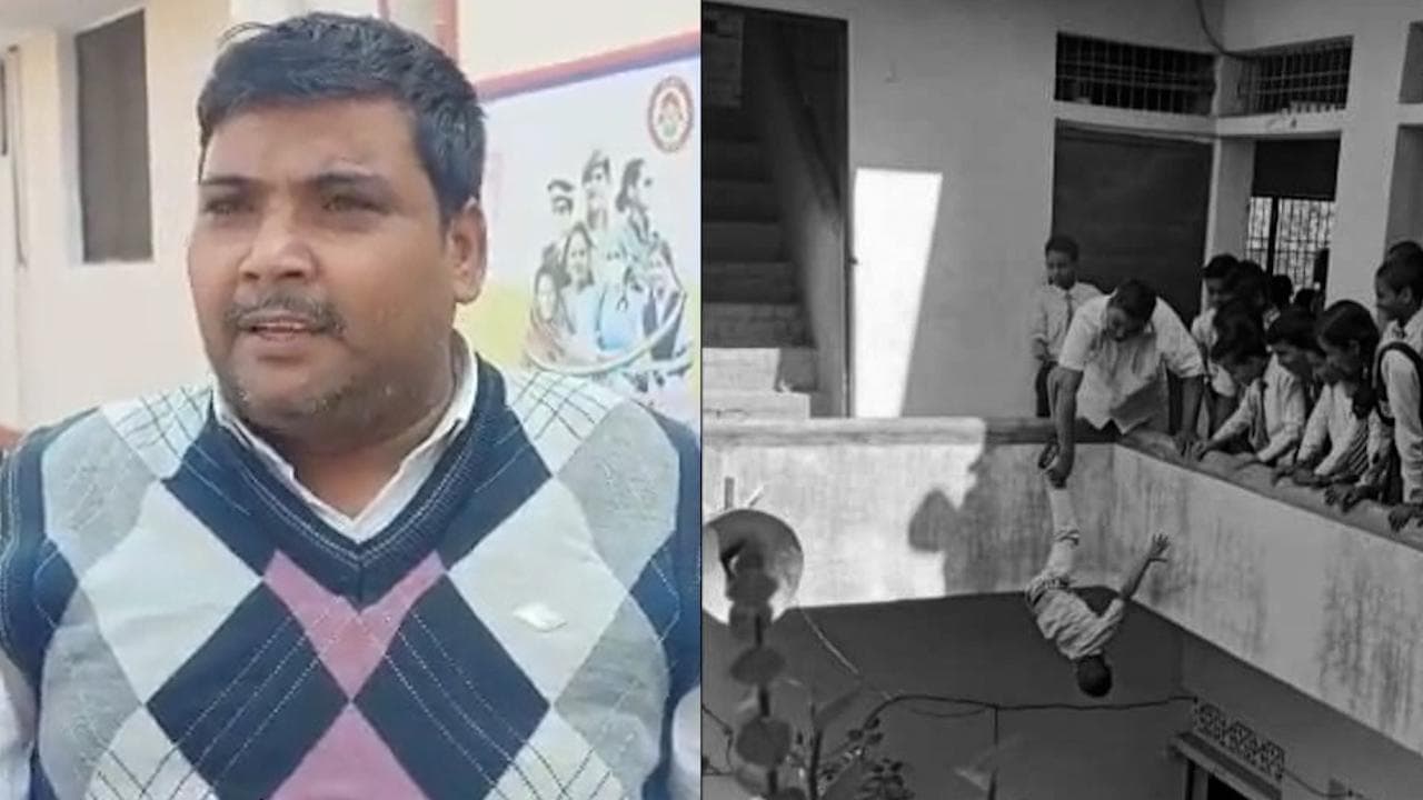 Teacher in Mirzapur dangles 2nd grader from school's top floor, photo causes uproar 