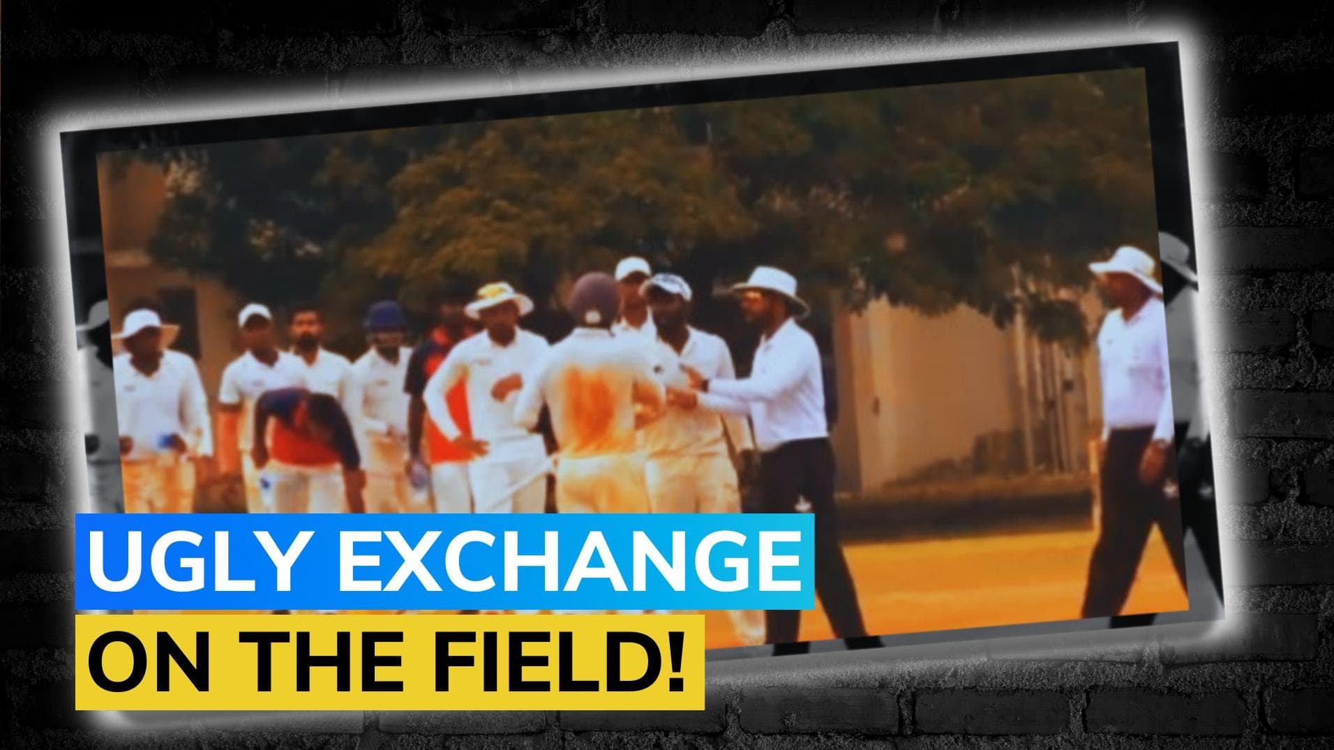 Watch: Baba Aparajith involved in heated argument with umpire and players during TNCA club match