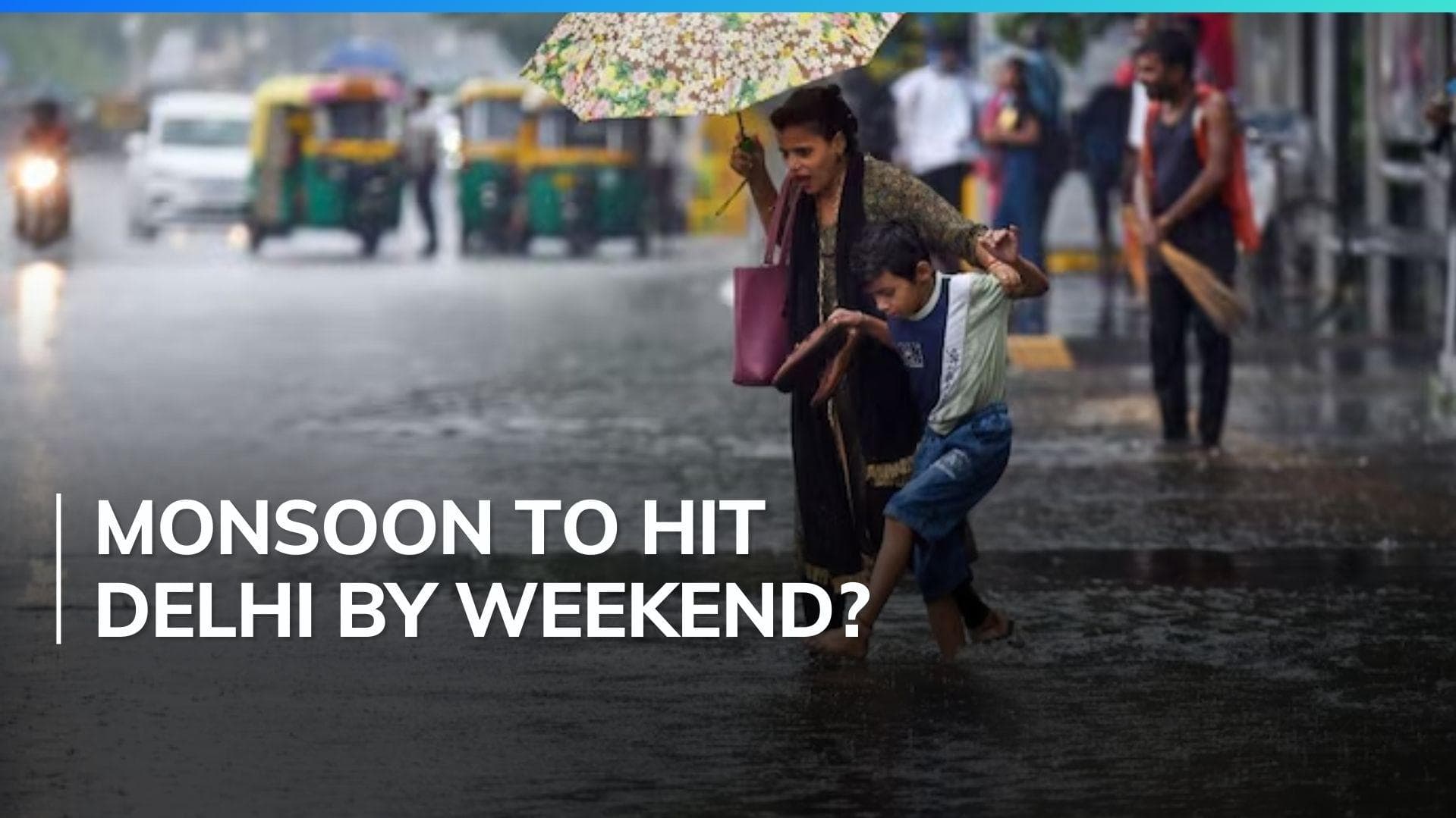 Heavy rain in Delhi brings respite from heat